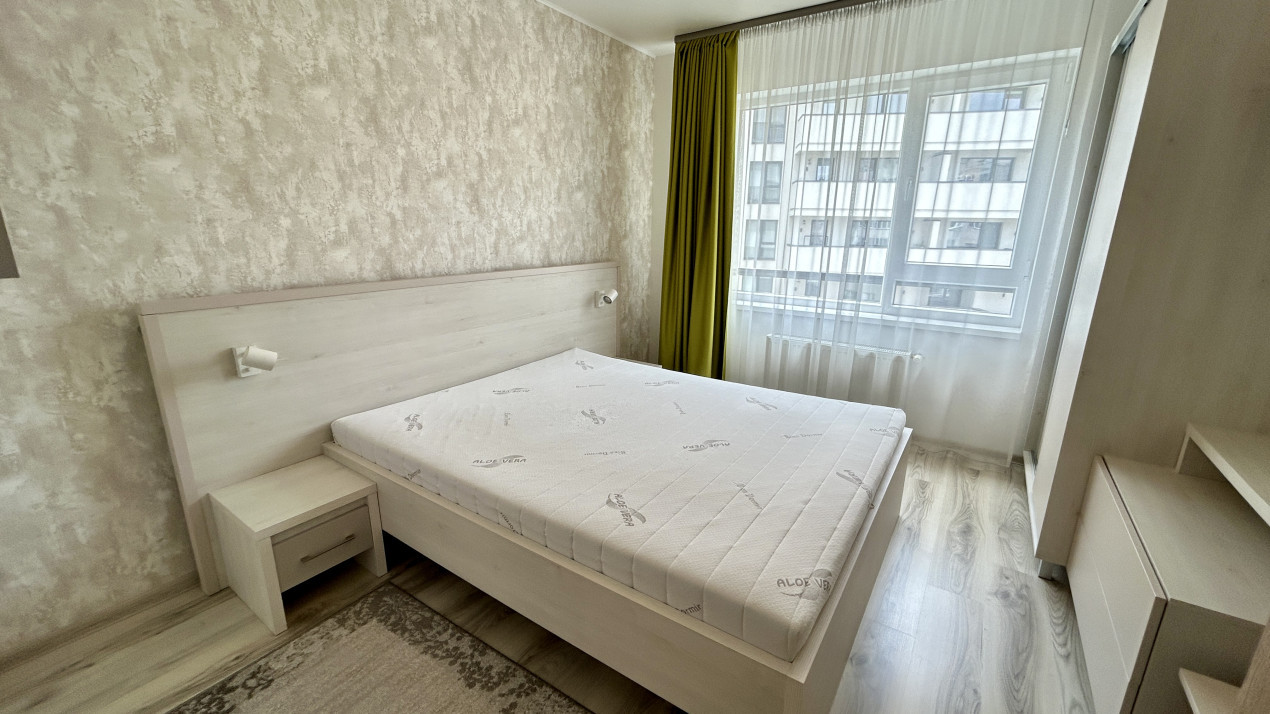 Apartament cu 2 camere, mobilat si utilat, parcare inclusă, complex SunnyVille