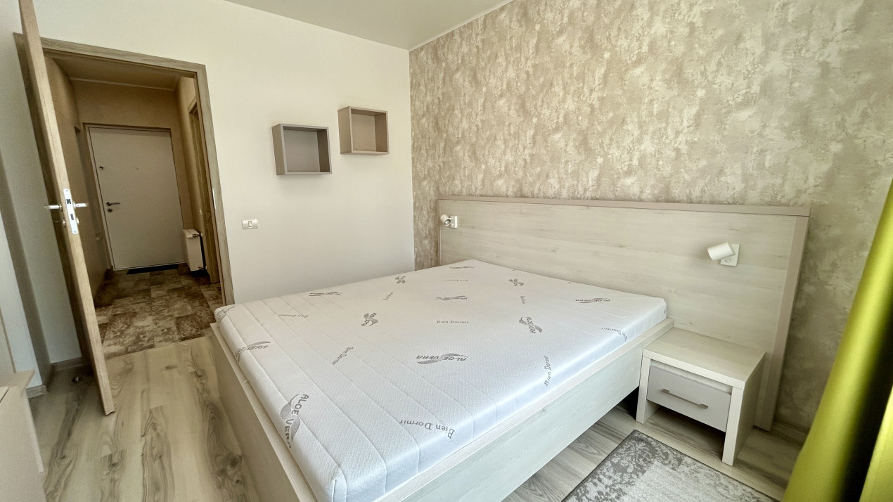 Apartament cu 2 camere, mobilat si utilat, parcare inclusă, complex SunnyVille