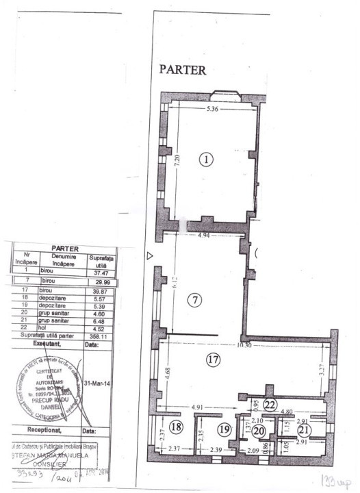 Spatiu comercial, 134 mp utili, central - Lacea