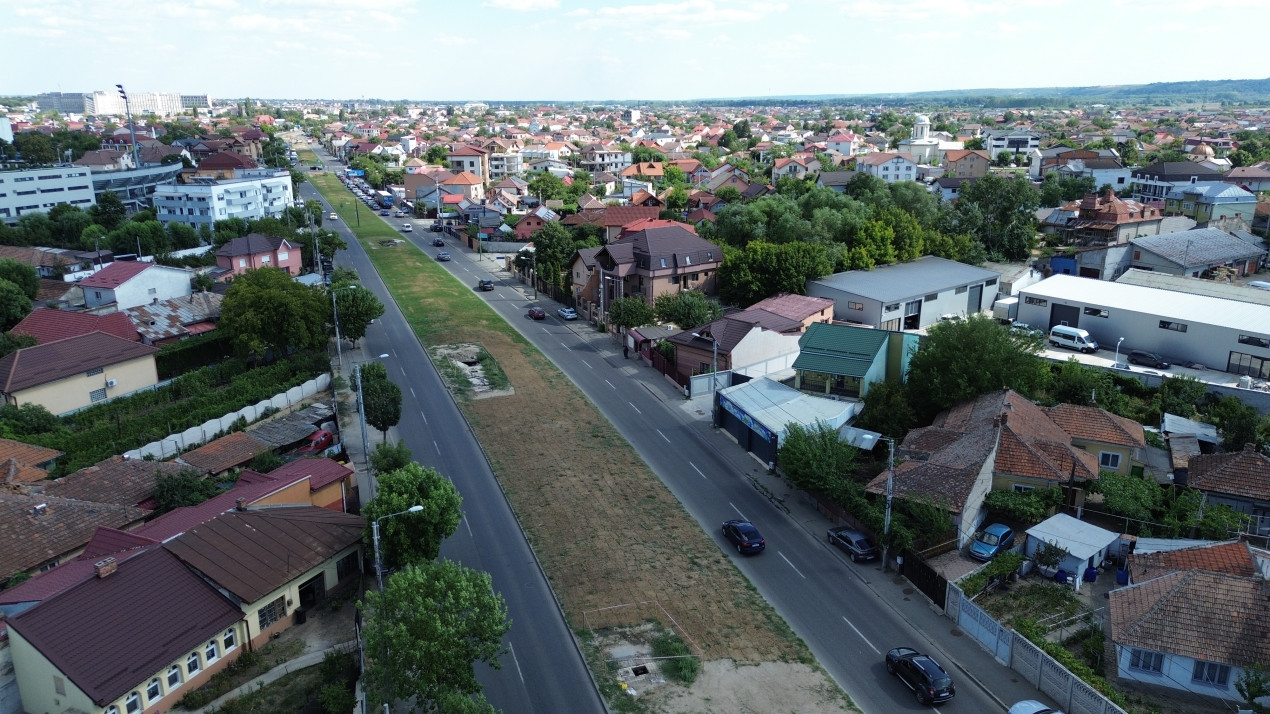 Casa parter si teren situata semicentral, str Raului, teren 1000 mp