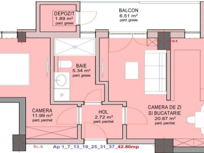 Apartament 2 camere - Nou - Decomandat - zona Doamna Stanca - La cheie