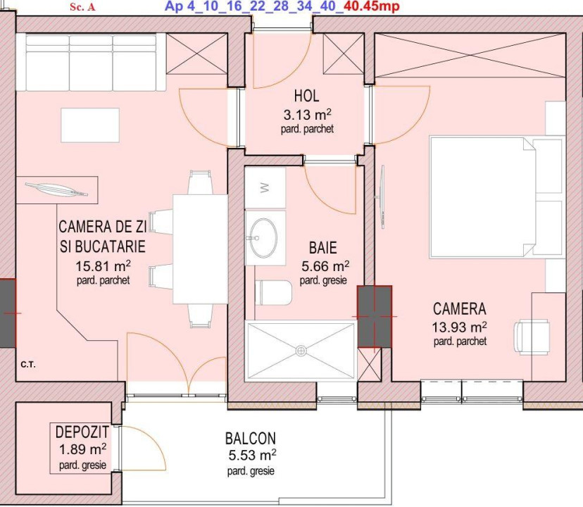 Apartament 2 camere - Nou - Decomandat - zona Doamna Stanca - La cheie