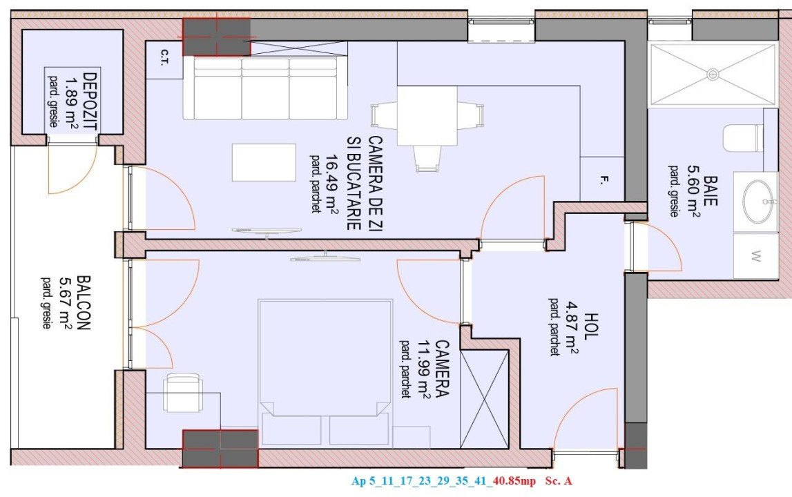 Apartament 2 camere - Nou - Decomandat - zona Doamna Stanca - La cheie