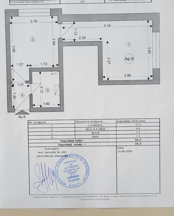 Garsoniera, bloc apartamente, Astra, Comision 0%