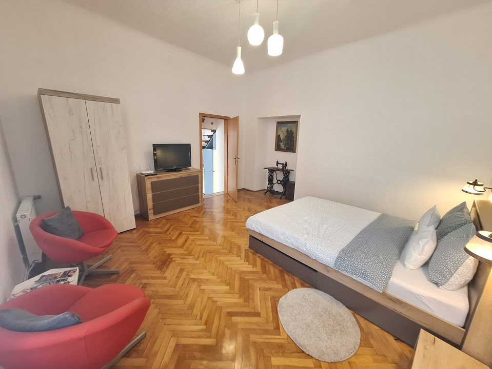 Apartament 2 camere, mobilat și utilat, zona centrală Sibiu 