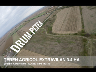 Teren Agricol 3.4 HA, Aurel Vlaicu 235, Satu Mare, 447130