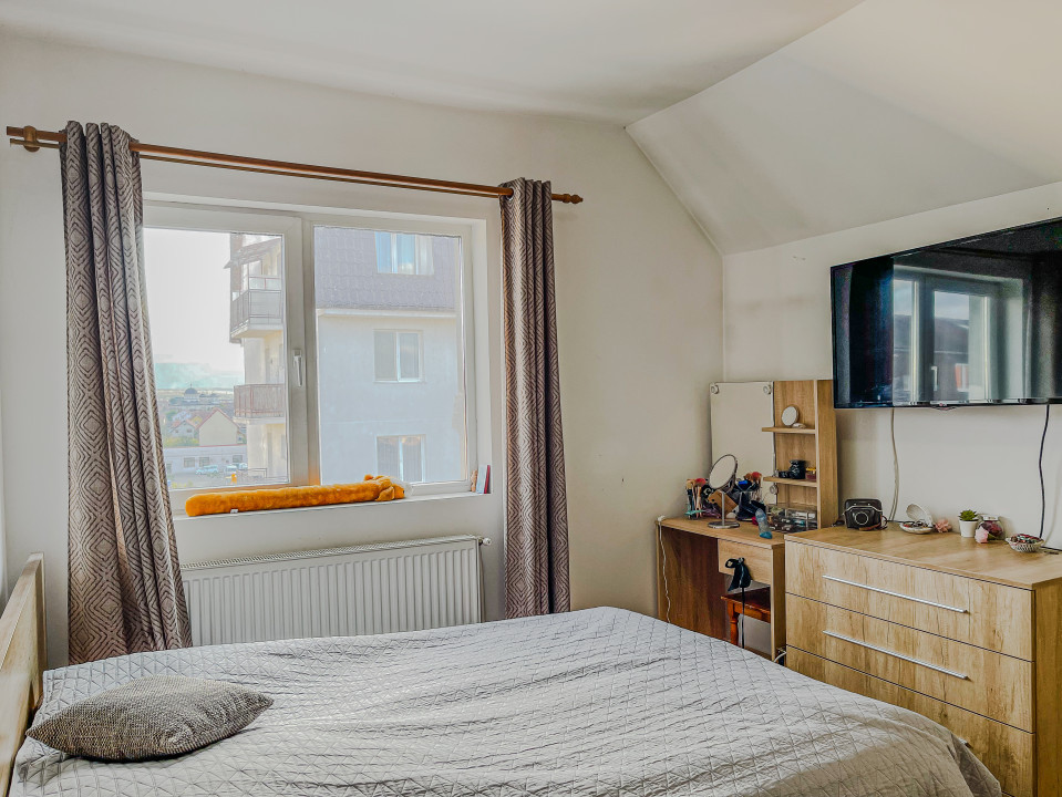 Apartament tip mansardă, 3 camere, pe 2 niveluri - Terezian, Sibiu