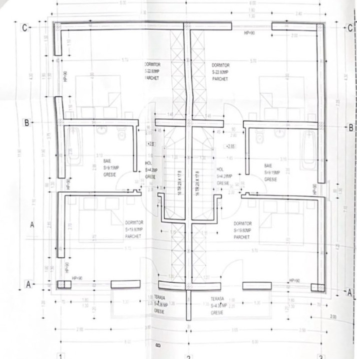 Duplex modern de vânzare în Cristian – 119 mp utili și curte privată de 240 mp