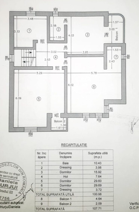 Vila Hlincea D+P+E, 5 camere, 3 bai