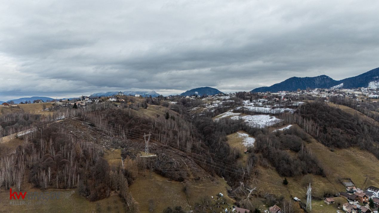 Vanzare teren intravilan 3499 mp Bran zona Valea Portii