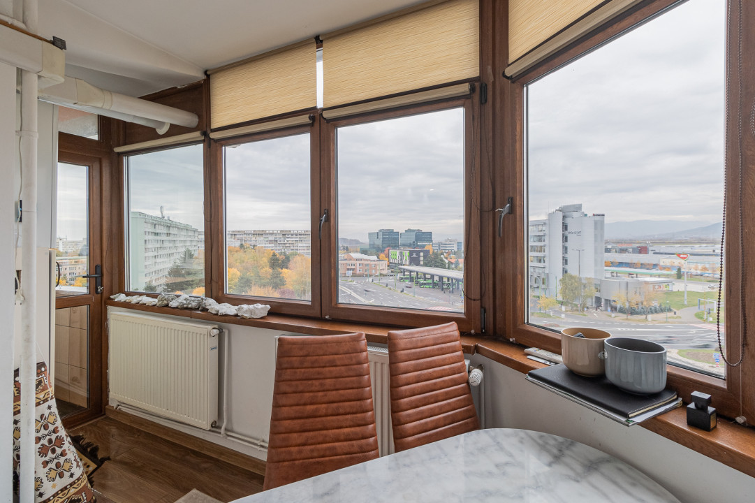 Apartament Elegant cu 2 Camere, Mobilat și Utilat Complet, Priveliște Panoramică