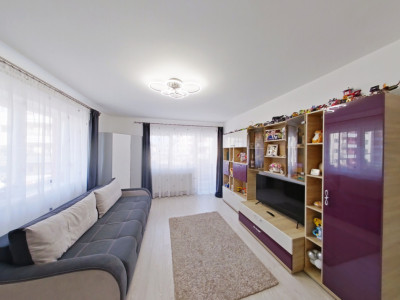 Apartament 2 camere, 63 mp + terasă, etaj 1 – Sânpetru