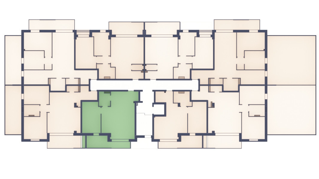 Apartament 2 camere  - Nou - Parter