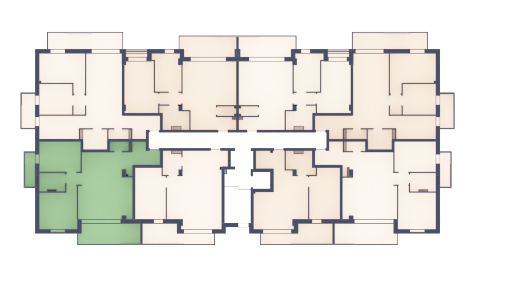 Apartament 3 camere - 2 bai - Terasa 11 mp + Balcon 