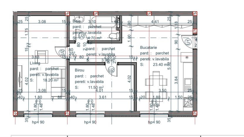 Apartament 3 camere - Nou - Selimbar