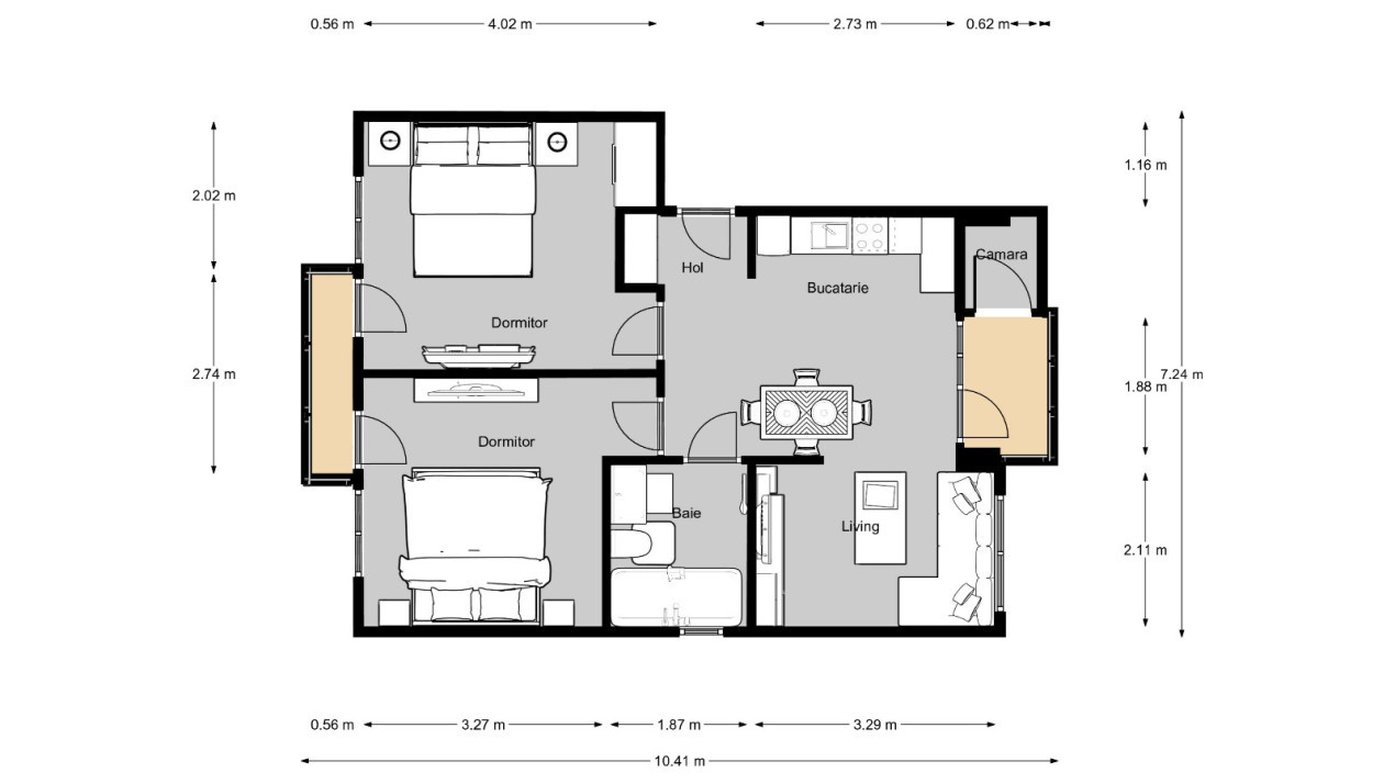 Apartament 3 camere - Nou - zona Shopping City Sibiu