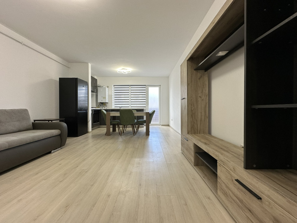 Apartament tip studio, mobilat, loc de parcare, bloc nou